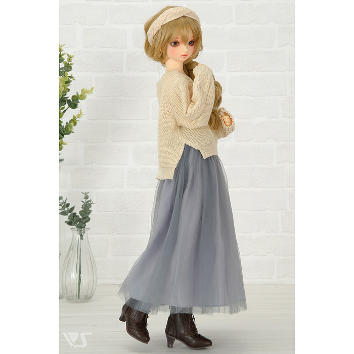 Loose Sweater & Tulle Skirt Set