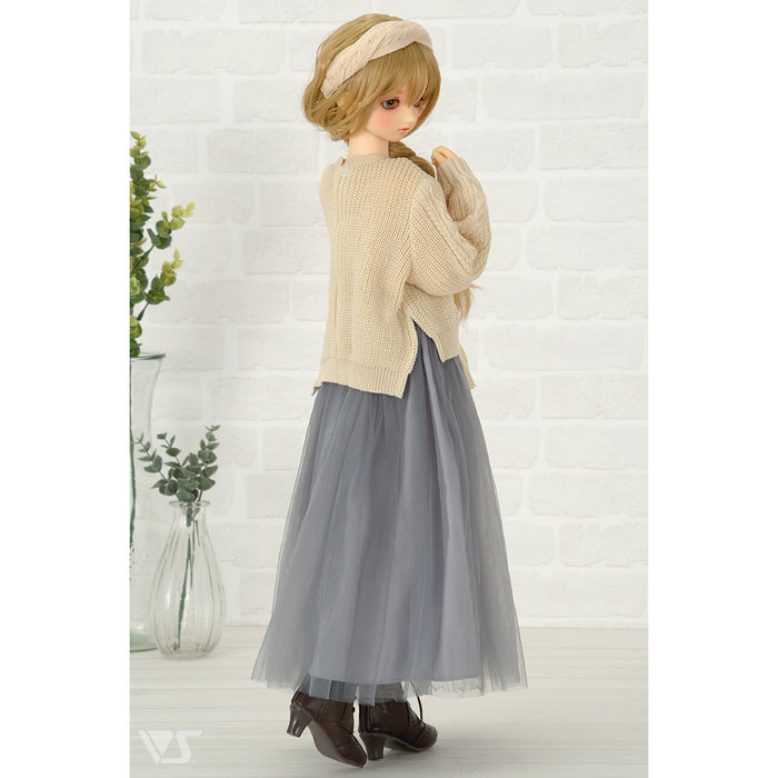 Loose Sweater & Tulle Skirt Set