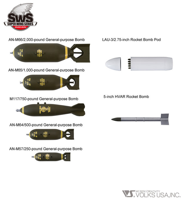 1/32 A-1H U.S. Aircraft Weapons