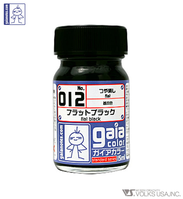 Gaia Basic Color 012 Flat Black