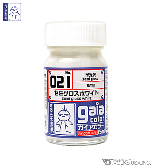 Gaia Basic Color 021 Semi-Gloss White
