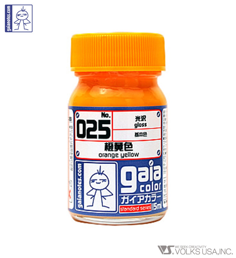 Gaia Base Color 025 Gloss Orange Yellow — VOLKS USA, INC.