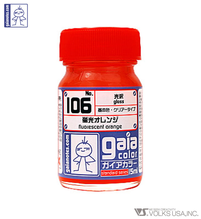 Gaia Fluorescence Color 106 Fluorescent Orange