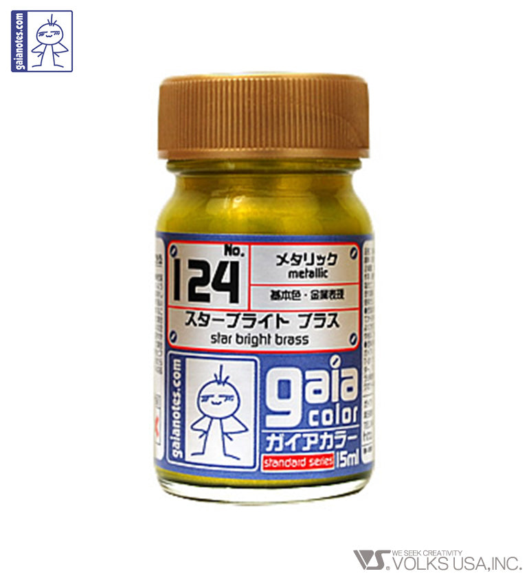 Gaia Metallic Color 124 Star Bright Brass — VOLKS USA, INC.