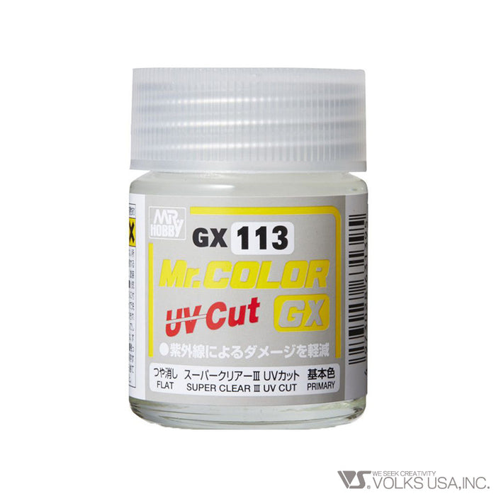 Mr. Color GX113 Super Clear III UV Cut Flat
