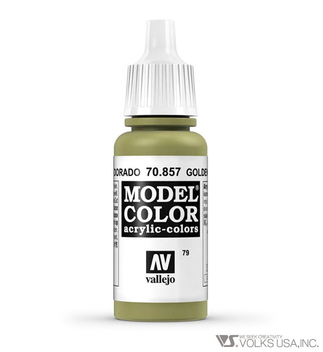 Vallejo Model Color, Golden Olive, 17ml 70.857