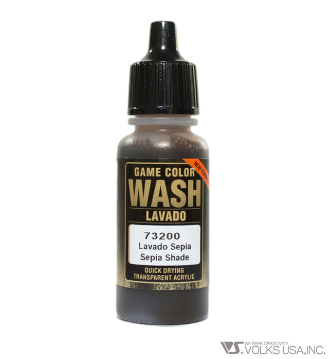 Vallejo Game Color, Sepia Shade, 17ml 73.200