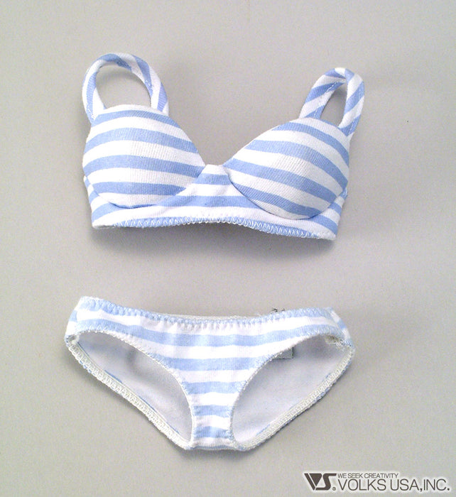Striped Underwear Set M (Blue)