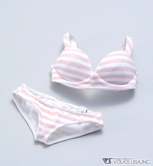 Striped Underwear Set M (Pink)