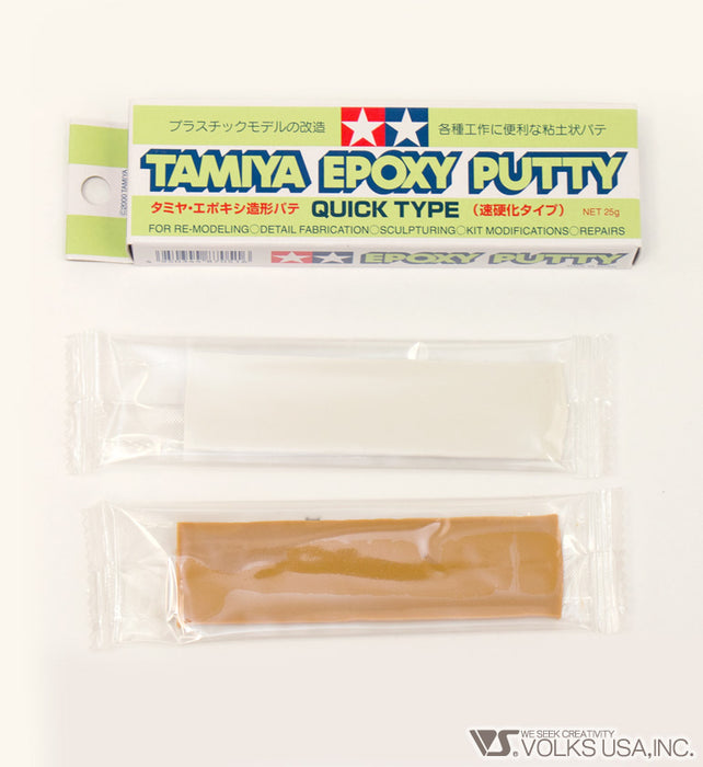 TAMIYA EPOXY PUTTY QUICK TYPE 2Pack Set 100ml Modeling Putty for Plastic