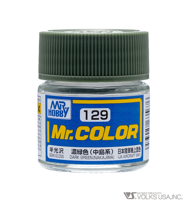 Mr. Color C129 Semi-Gloss Dark Green (Nakajima)