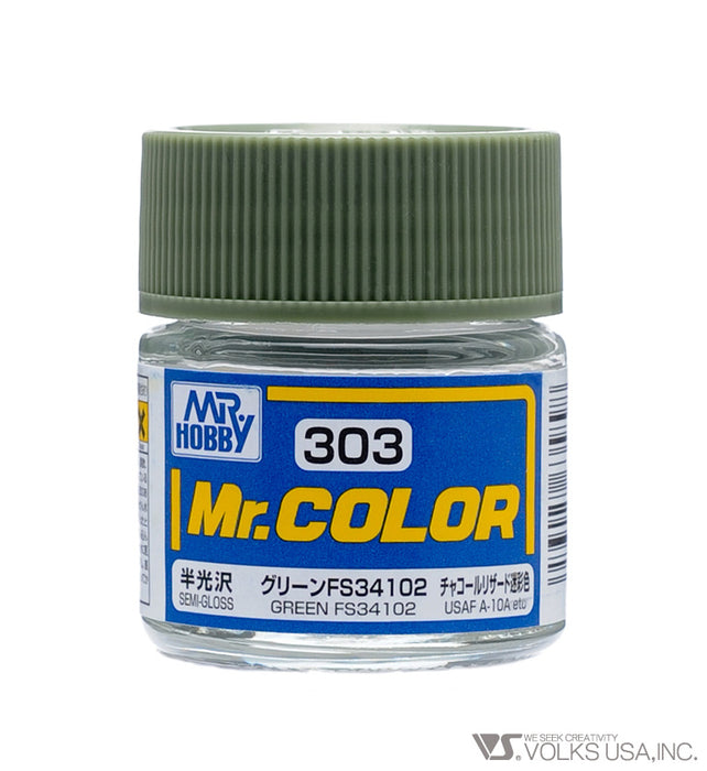 Mr. Color C303 Semi-Gloss Green FS34102
