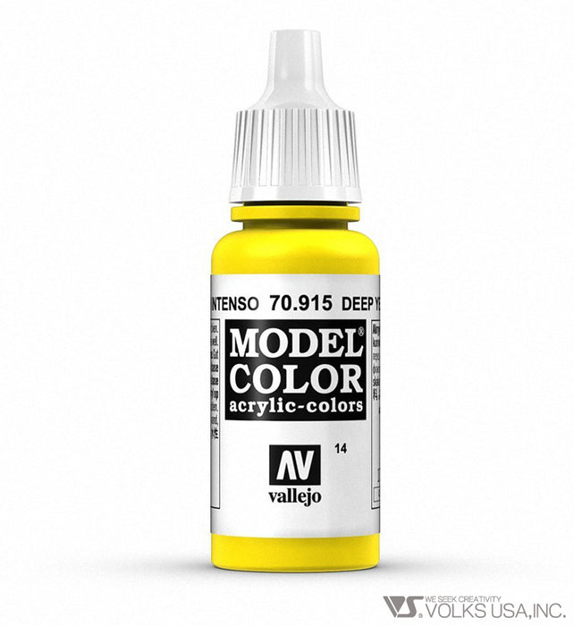 Vallejo Model Color, Deep Yellow, 17ml 70.915