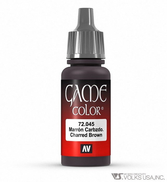 Vallejo Game Color, Charred Brown, 17ml 72.045