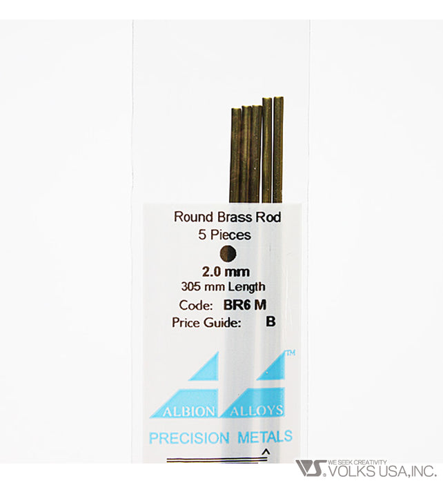 Brass Rod 1.0mm x 305mm (9 pieces) Albion Alloys - HM Hobbies Brass Rod 1.0mm x 305mm (9 pieces) Albion Alloys - HM Hobbies