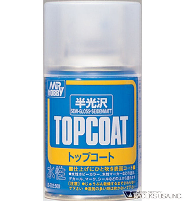 Mr. HOBBY Mr. Top Coat Semi-Gloss 88ml (Spray) B502