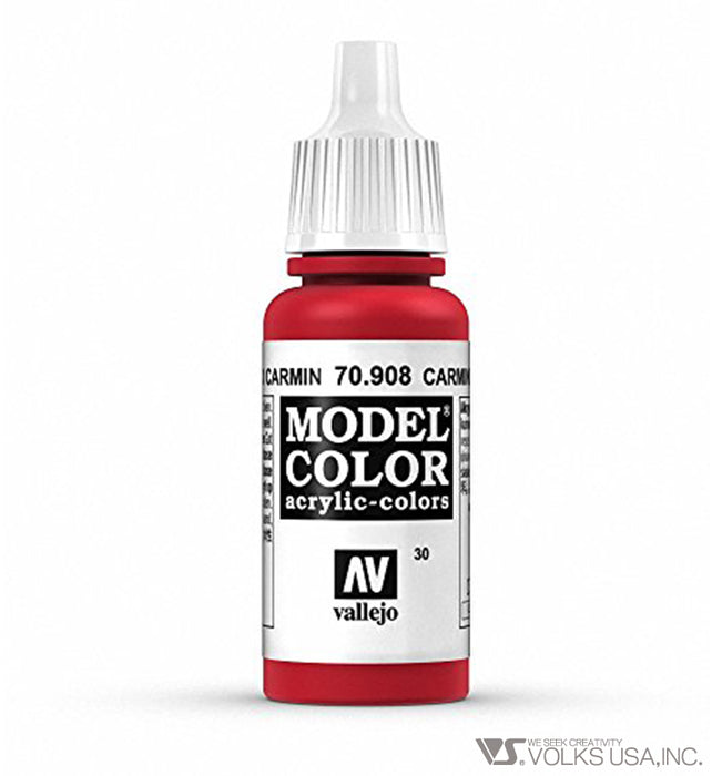 Vallejo Model Color, Carmine Red, 17ml 70.908