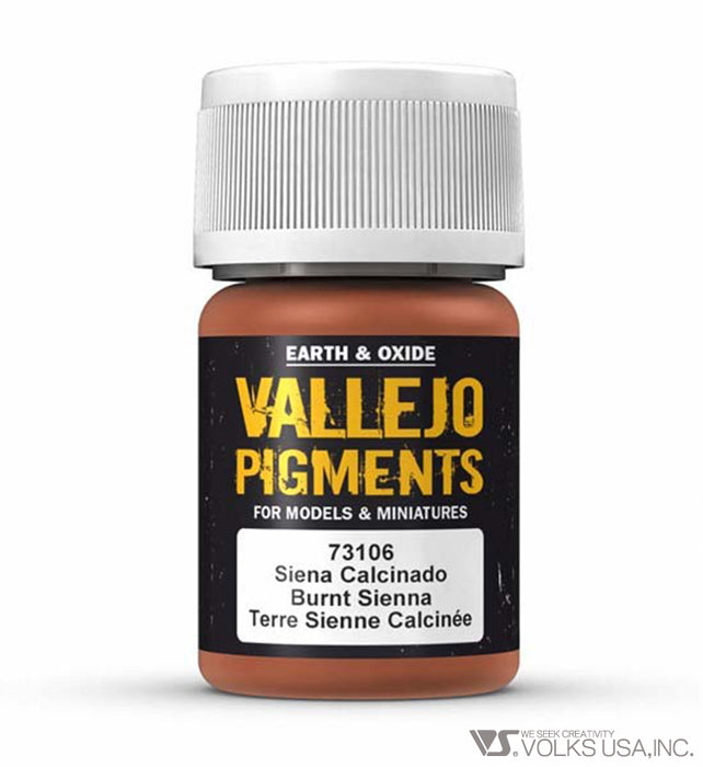 Vallejo Pigments, Burnt Sienna, 35ml 73.106